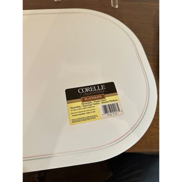 Corelle Coordinates Reversible Plastic Foam Placemats Set of 8 Floral Design - Picture 4 of 6